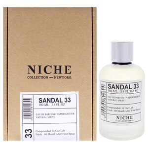 Niche Collection - Sandal 33 by Khalis for Men - 3.4 oz EDP Spray
